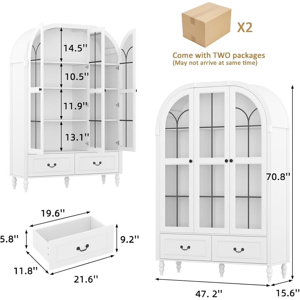 70.8'' Tall Arched Kitchen Pan - Storage & Organization review and price