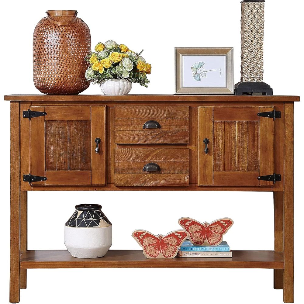 Solid Wood ole Table with Ders - Storage & Organization review and price