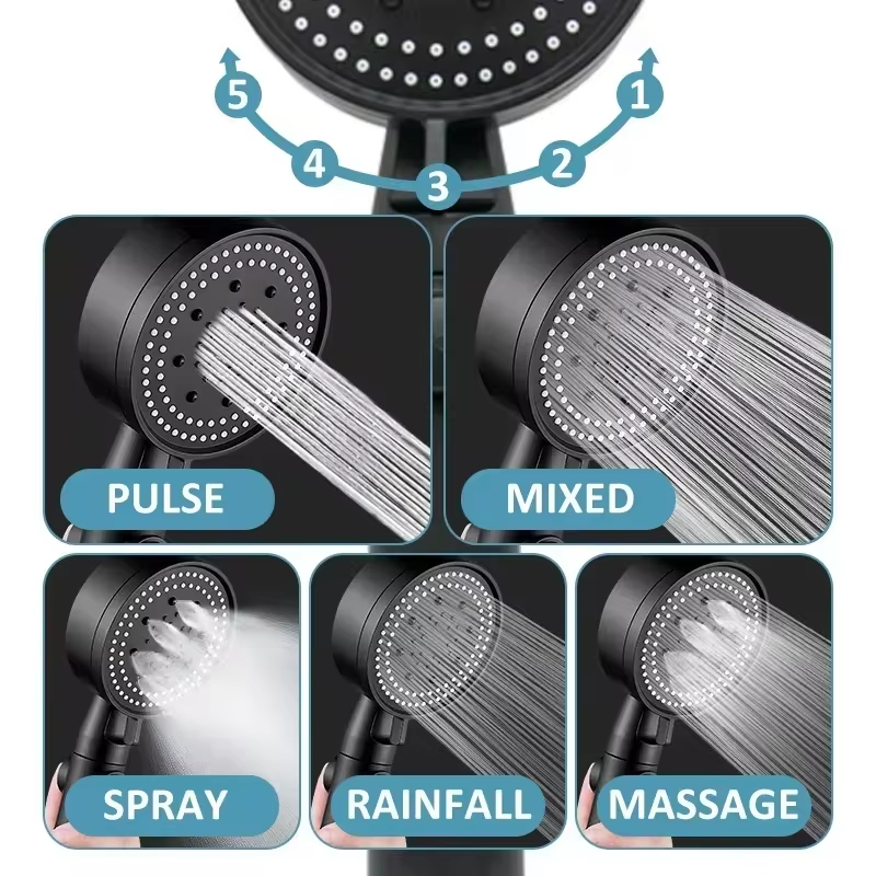 For Xiaomi Shower Head 5 Modes - High Pressure Shower Head Handheld review and price