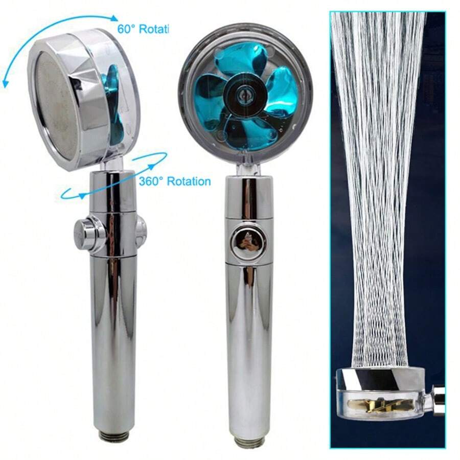 Propeller Driven Shower Head W - High Pressure Shower Head Handheld review and price