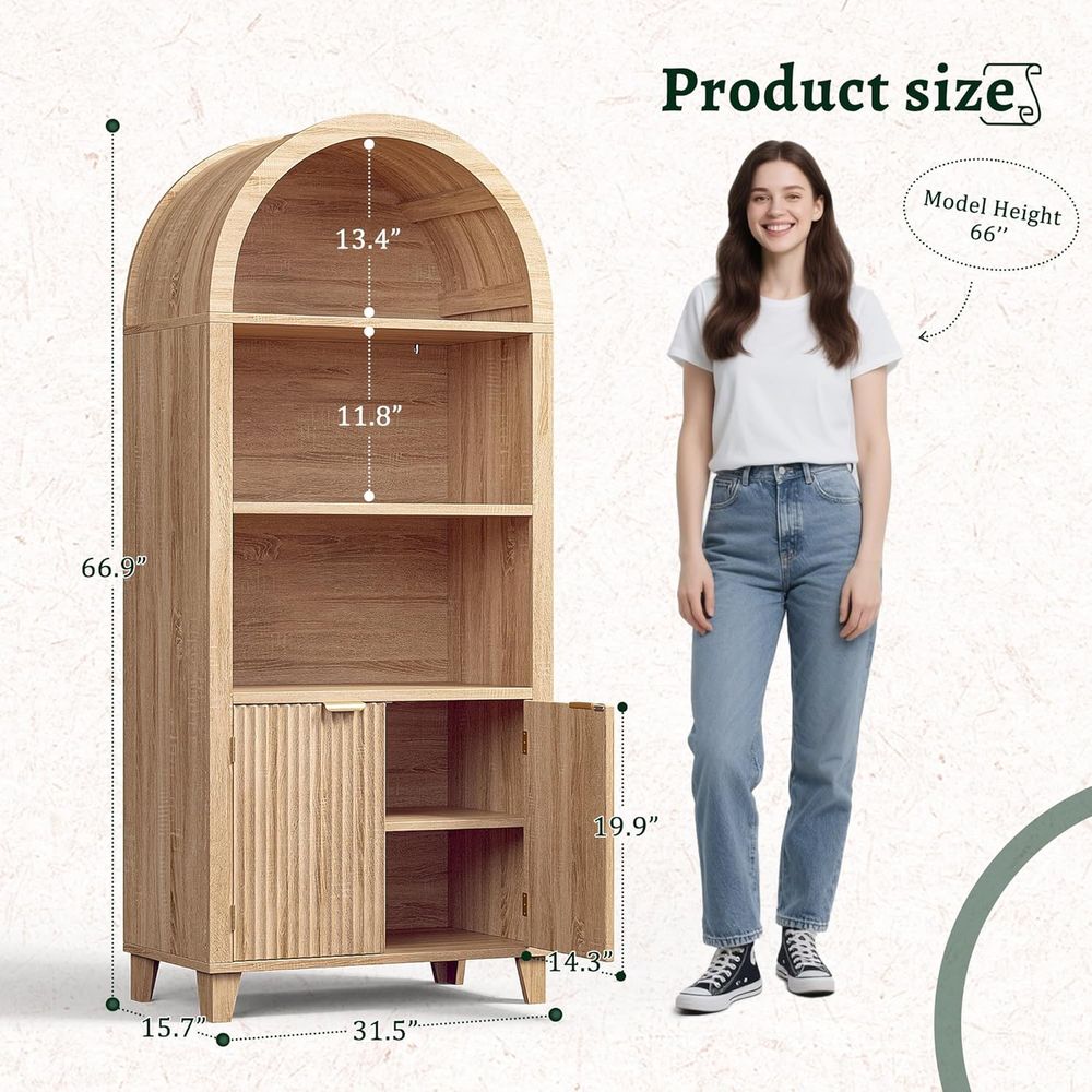 Arched Cabinet, 5-Tier Storage - Storage & Organization review and price