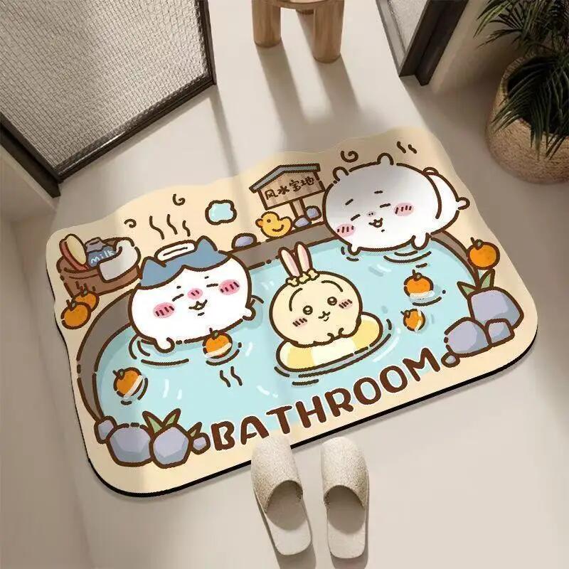 Chiikawa,Hachiware,Usagi  Cute - Quick Dry Diatomite Bath Mat review and price